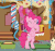 Size: 400x376 | Tagged: safe, screencap, pinkie pie, pound cake, pony, g4, it isn't the mane thing about you, accordion, animated, cropped, gif, musical instrument, pinkie being pinkie, prehensile mane, prehensile tail, singing