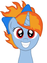 Size: 3000x4050 | Tagged: safe, artist:thacrazeddoktor, pony, bow, cute, ponified, pyro (tf2), smiling, team fortress 2, waking nightmares