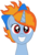 Size: 3000x4050 | Tagged: safe, artist:thacrazeddoktor, pony, bow, cute, ponified, pyro (tf2), smiling, team fortress 2, waking nightmares