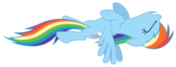 Size: 7999x3063 | Tagged: safe, artist:floppychiptunes, rainbow dash, pegasus, pony, bridle gossip, g4, season 1, absurd resolution, eyes closed, female, frown, gritted teeth, mare, simple background, solo, transparent background, vector