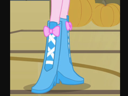 Size: 2048x1536 | Tagged: safe, screencap, pinkie pie, equestria girls, g4, my little pony equestria girls, boots, boots shot, clothes, legs, pictures of legs, pumpkin, shoes