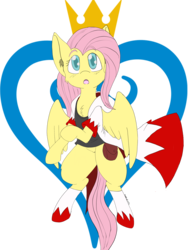 Size: 3024x4032 | Tagged: safe, artist:steelsoul, fluttershy, semi-anthro, fanfic:kingdom hearts of harmony, g4, clothes, crossover, disney, kingdom hearts, kingdom hearts of harmony, simple background, transparent background