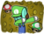 Size: 1130x878 | Tagged: safe, artist:techreel, pony, 1000 hours in ms paint, dab, luigi, male, mario, meme, ms paint, ponified, simple background, solo, super mario bros., transparent background