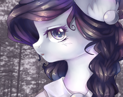 Size: 2695x2109 | Tagged: safe, artist:chocori, oc, oc only, pony, commission, female, forest, high res, looking at you, mare, solo, tree