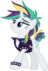 Size: 3699x5552 | Tagged: safe, artist:nstone53, rarity, pony, unicorn, g4, it isn't the mane thing about you, absurd resolution, alternate hairstyle, female, mare, raripunk, short hair, simple background, smiling, solo, transparent background, vector