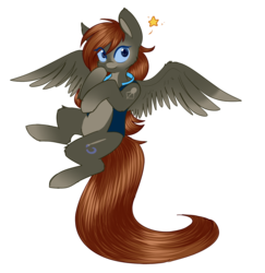 Size: 1654x1700 | Tagged: safe, artist:despotshy, oc, oc only, oc:syerra, pegasus, pony, clothes, female, mare, simple background, solo, transparent background, vest