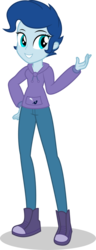 Size: 375x981 | Tagged: safe, artist:mlp-trailgrazer, oc, oc only, oc:nik, equestria girls, g4, clothes, equestria girls-ified, female, hoodie, pants, shoes, simple background, sneakers, solo, transparent background