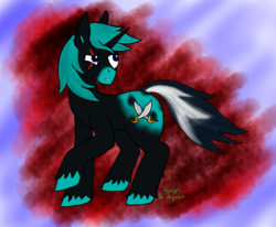 Size: 1700x1400 | Tagged: safe, artist:dyonys, oc, oc only, oc:angelo, pony, unicorn, badass, digital art, male, original character do not steal, scar, stallion