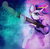 Size: 2000x1967 | Tagged: safe, artist:discorded, rarity, pony, unicorn, g4, it isn't the mane thing about you, alternate hairstyle, bad guitar anatomy, clothes, electric guitar, female, guitar, guitarity, mare, musical instrument, punk, punk rock, raripunk, rock (music), smiling, solo