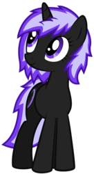 Size: 3000x5500 | Tagged: safe, artist:lost-our-dreams, oc, oc only, oc:dark heart, pony, unicorn, absurd resolution, female, mare, simple background, solo, transparent background
