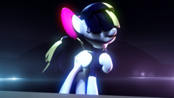 Size: 3840x2160 | Tagged: safe, artist:jollyoldcinema, songbird serenade, g4, my little pony: the movie, 3d, concert, female, high res, night, sia (singer), singing, solo, source filmmaker