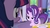 Size: 1920x1080 | Tagged: safe, screencap, starlight glimmer, twilight sparkle, alicorn, pony, unicorn, g4, no second prances, bun, castle, female, frown, indoors, mare, open mouth, plate, raised hoof, silverware, smiling, smug, standing, table, twilight sparkle (alicorn), twilight's castle