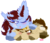 Size: 1024x878 | Tagged: safe, artist:vanillaswirl6, oc, oc only, oc:joy devo, oc:maizzey starr, earth pony, pony, annoyed, blushing, cheek fluff, chest fluff, chibi, cute, duo, ear fluff, female, fluffy, hoof fluff, joystarr, male, markings, simple background, snuggling, tongue out, transparent background, unshorn fetlocks, ych result