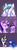 Size: 1200x3600 | Tagged: safe, artist:underpable, princess celestia, princess luna, rarity, starlight glimmer, twilight sparkle, alicorn, pony, unicorn, g4, it isn't the mane thing about you, bald, banana peel, banana split, bandana, blush sticker, blushing, comic, constellation, crying, cup, curved horn, dialogue, floppy ears, food, giving up the ghost, halo, horn, ice cream, open mouth, plate, royal sisters, smiling, smoking horn, soul leaving body, spell gone wrong, spit take, this will end in tears and/or a journey to the moon, twilight sparkle (alicorn), wingding eyes