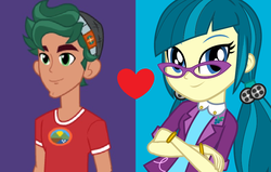Size: 869x554 | Tagged: safe, edit, edited screencap, screencap, juniper montage, timber spruce, equestria girls, g4, crack shipping, female, juniperspruce, male, shipping, shipping domino, straight
