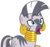 Size: 3372x3156 | Tagged: safe, artist:sketchmcreations, zecora, zebra, g4, it isn't the mane thing about you, bracelet, ear piercing, earring, female, high res, jewelry, neck rings, open mouth, piercing, quadrupedal, raised eyebrow, raised hoof, shocked, simple background, transparent background, vector