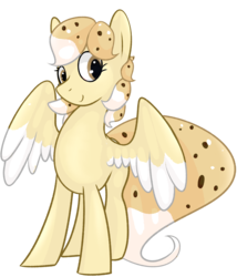 Size: 3000x3500 | Tagged: safe, artist:hirundoarvensis, oc, oc only, oc:chocolate chip, food pony, original species, pony, female, food, high res, mare, simple background, solo, transparent background