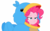 Size: 7478x4624 | Tagged: safe, artist:dnastudiobrony, pinkie pie, equestria girls, g4, my little pony equestria girls: summertime shorts, the art of friendship, absurd resolution, animal costume, bird costume, clothes, costume, female, pinkie birdie, simple background, solo, transparent background, vector