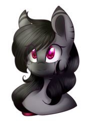 Size: 1054x1440 | Tagged: safe, artist:despotshy, oc, oc only, oc:shade peony, pony, bust, female, mare, portrait, simple background, solo, transparent background