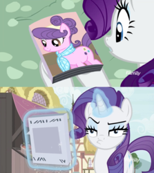 Size: 1314x1473 | Tagged: safe, edit, edited screencap, screencap, rarity, suri polomare, pony, unicorn, g4, it isn't the mane thing about you, my little pony: friendship is magic, book, exploitable, female, magazine, magazine cover rarity, mare, solo