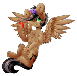 Size: 927x915 | Tagged: safe, artist:twinkepaint, oc, oc only, oc:artsong, pegasus, pony, chest fluff, coca-cola, female, mare, one eye closed, simple background, solo, tongue out, transparent background, wink