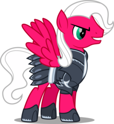 Size: 1834x2000 | Tagged: safe, artist:xenoneal, oc, oc only, oc:dashing gale, pegasus, pony, armor, male, simple background, solo, stallion, transparent background, vector