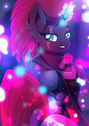 Size: 1358x1920 | Tagged: safe, artist:rariedash, tempest shadow, pony, unicorn, g4, my little pony: the movie, broken horn, eye scar, female, horn, looking at you, scar, solo