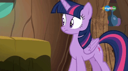 Size: 854x470 | Tagged: safe, screencap, twilight sparkle, alicorn, pony, a health of information, g4, animated, burned, carousel (tv channel), female, folded wings, gif, solo, twilight sparkle (alicorn), wings, zapped, zzt