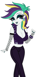 Size: 982x2005 | Tagged: safe, artist:cbear624, rarity, human, equestria girls, g4, it isn't the mane thing about you, alternate hairstyle, beautiful, beautisexy, belly button, belly piercing, bellyring, big breasts, breasts, busty rarity, ear piercing, earring, female, humanized, jewelry, lipstick, looking at you, makeup, midriff, piercing, punk, raripunk, sexy, solo
