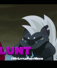 Size: 197x235 | Tagged: safe, screencap, grubber, g4, my little pony: the movie, animated, gif, grubberbetes, lunt, out of context