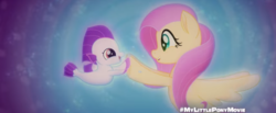 Size: 1443x593 | Tagged: safe, screencap, fluttershy, sea poppy, pegasus, pony, seapony (g4), g4, my little pony: the movie, animated, baby, baby seapony (g4), bubble, clothes, cute, duo, eye contact, female, fin wings, fins, fish tail, flowing mane, flowing tail, hnnng, looking at each other, looking at someone, mare, ocean, one small thing, open mouth, pattycakes, profile, purple eyes, seaponified, seapony fluttershy, seaquestria, see-through, shyabetes, smiling, smiling at each other, species swap, spread wings, tail, teeth, underwater, water, weapons-grade cute, wings