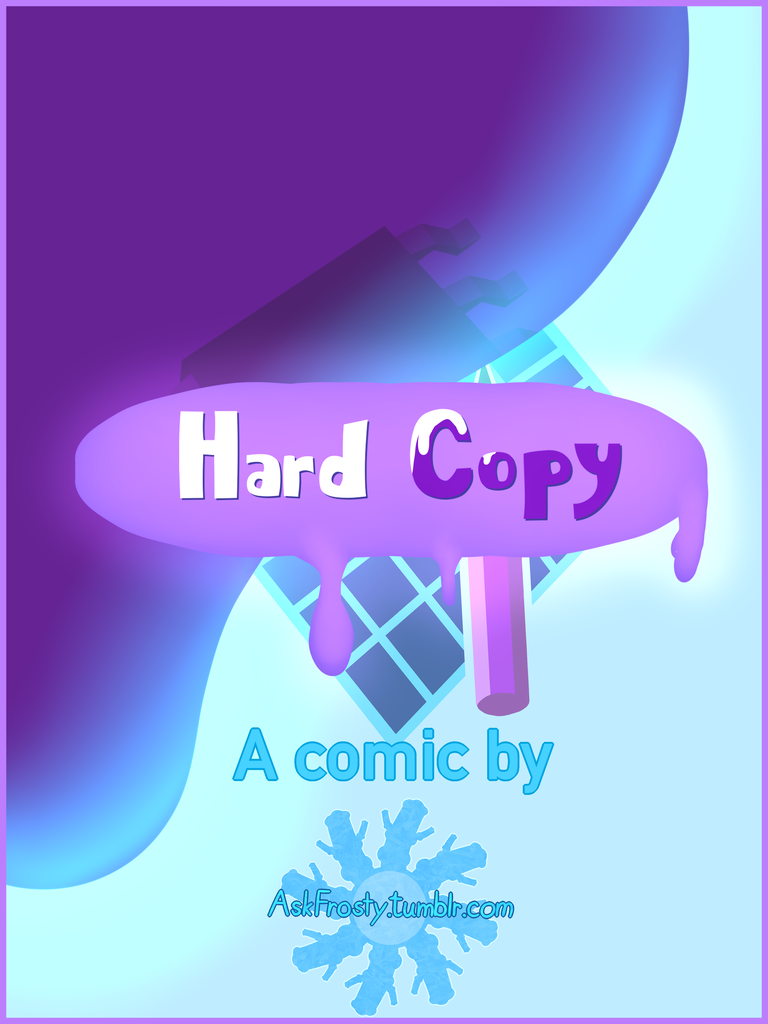 Hard copy. Frosty bright purity cover. hard copy show.