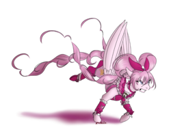 Size: 1000x772 | Tagged: safe, artist:kourabiedes, pegasus, pony, crossover, cure melody, hibiki hojo, ponified, simple background, solo, suite precure, transparent background