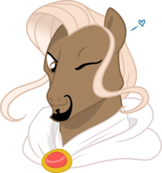 Size: 5000x5329 | Tagged: safe, artist:korakduhart, idw, antonio, g4, spoiler:comic, spoiler:comic16, absurd resolution, idw showified, inkscape, male, one eye closed, simple background, solo, stallion, transparent background, vector, wink