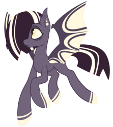Size: 1539x1732 | Tagged: safe, artist:aegann, oc, oc only, bat pony, simple background, solo, transparent background