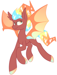 Size: 1384x1815 | Tagged: safe, artist:aegann, oc, oc only, bat pony, simple background, solo, transparent background