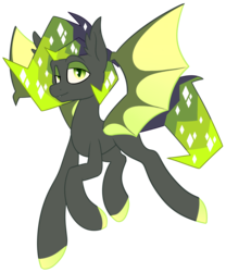 Size: 1445x1738 | Tagged: safe, artist:aegann, oc, oc only, bat pony, simple background, solo, transparent background