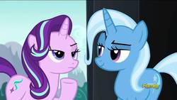 Size: 1280x720 | Tagged: safe, screencap, starlight glimmer, trixie, g4, no second prances