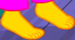 Size: 347x186 | Tagged: safe, screencap, sunset shimmer, equestria girls, g4, monday blues, my little pony equestria girls: summertime shorts, barefoot, feet, legs, pictures of legs, solo, sunset's apartment