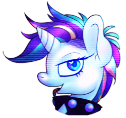 Size: 1559x1454 | Tagged: safe, alternate version, artist:breeoche, rarity, pony, unicorn, g4, it isn't the mane thing about you, alternate hairstyle, heart eyes, piercing, punk, raripunk, simple background, tongue out, tongue piercing, transparent background, wingding eyes