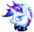 Size: 1559x1454 | Tagged: safe, alternate version, artist:breeoche, rarity, pony, unicorn, g4, it isn't the mane thing about you, alternate hairstyle, heart eyes, piercing, punk, raripunk, simple background, tongue out, tongue piercing, transparent background, wingding eyes