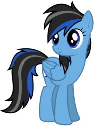 Size: 3000x3983 | Tagged: safe, artist:lost-our-dreams, oc, oc only, oc:midnight mystery, pegasus, pony, female, high res, mare, simple background, solo, transparent background, vector