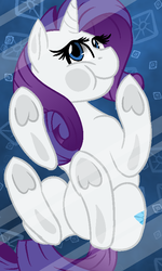 Size: 480x800 | Tagged: safe, artist:jen-neigh, rarity, pony, unicorn, g4, against glass, cute, female, glass, looking at you, mare, phone wallpaper, raribetes, solo, turned head, underhoof, wallpaper