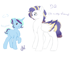 Size: 5000x4000 | Tagged: safe, artist:mah521, oc, oc only, pony, unicorn, absurd resolution, female, filly, male, offspring, simple background, stallion, white background