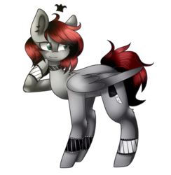Size: 1405x1440 | Tagged: safe, artist:despotshy, oc, oc only, oc:dark, pegasus, pony, female, mare, simple background, solo, transparent background
