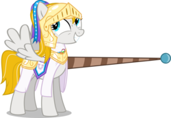 Size: 7246x5000 | Tagged: safe, artist:xenoneal, oc, oc only, oc:caramel splash, pegasus, pony, absurd resolution, clothes, female, helmet, jousting, mare, simple background, solo, transparent background, vector