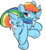 Size: 879x946 | Tagged: safe, artist:bbsartboutique, rainbow dash, pegasus, pony, g4, explicit source, female, love collector, one eye closed, simple background, smiling, smirk, solo, transparent background, wink