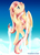 Size: 727x1000 | Tagged: safe, artist:the0ne-u-lost, fluttershy, pony, g4, cloud, female, flying, solo