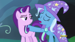 Size: 1920x1080 | Tagged: safe, screencap, starlight glimmer, trixie, pony, g4, to change a changeling