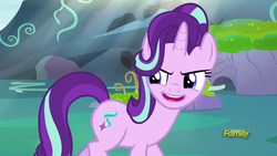 Size: 1920x1080 | Tagged: safe, screencap, starlight glimmer, pony, g4, to change a changeling, discovery family logo, female, mare, solo